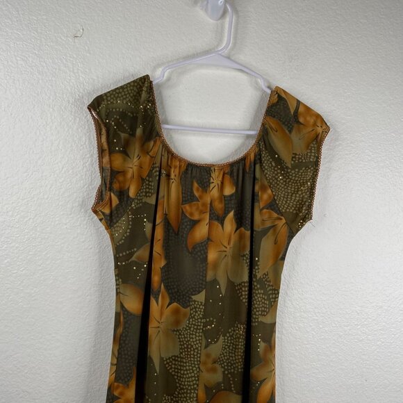 Dori Dress Women's Babydoll Empire Waist Multicolor XL Floral Forest Fairy Boho - Picture 9 of 13